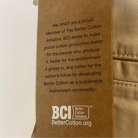 NN07 No Nationality Crown Khaki Beige Chino Shorts Mens Size 31 - Picture 7 of 8